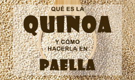 La quinoa y cómo hacerla en paella
