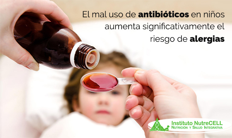 Niños, antibióticos y el aumento de alergias